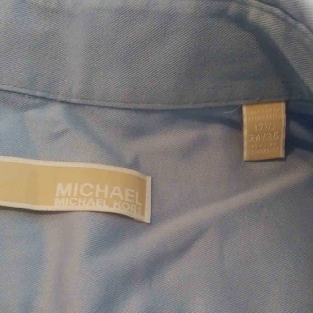 Michael kors light blue dress shirt